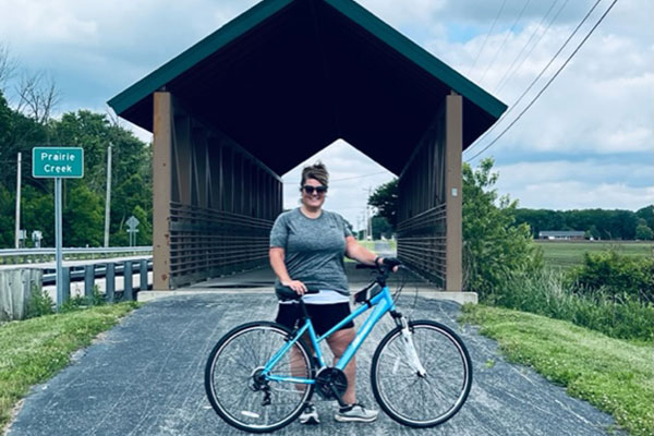 Becky-with-bike