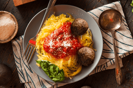 Low-Carb Spaghetti & Meatballs