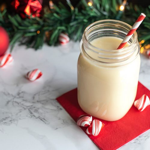 Delicious Candy Cane Shake