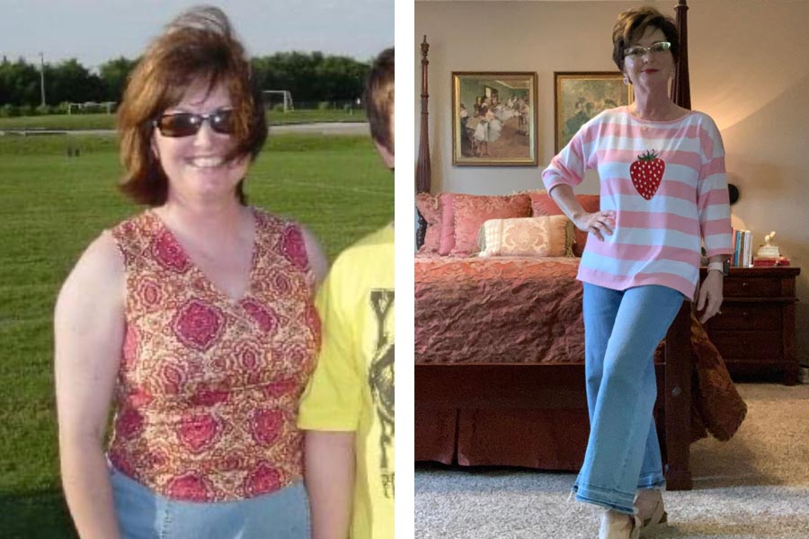 member Cristy before and after