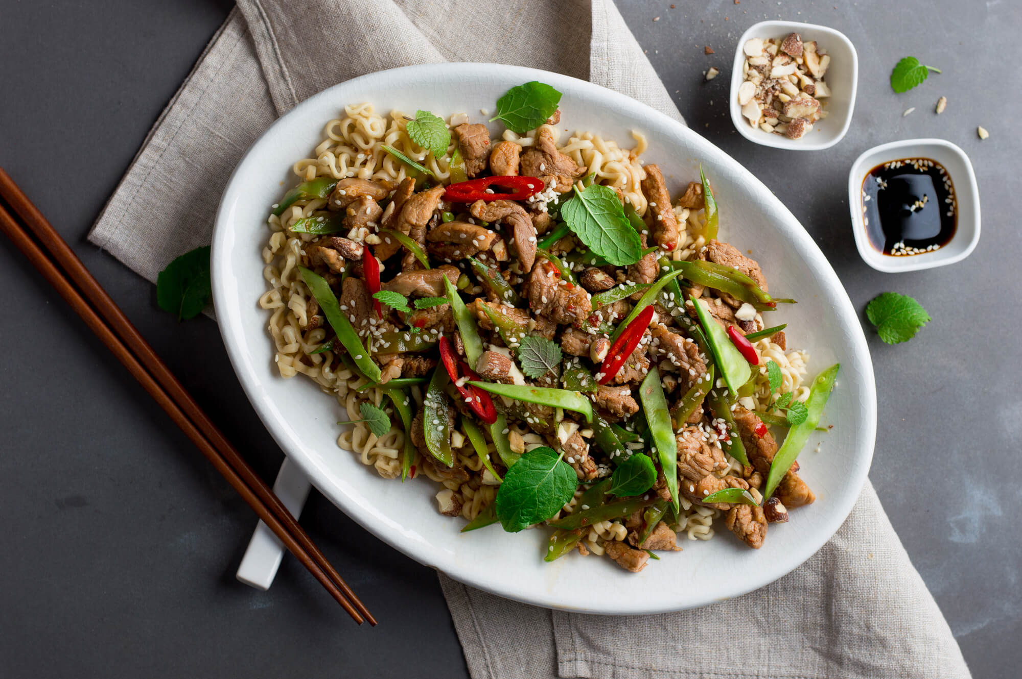 Beef Veggie Korean Stir Fry 