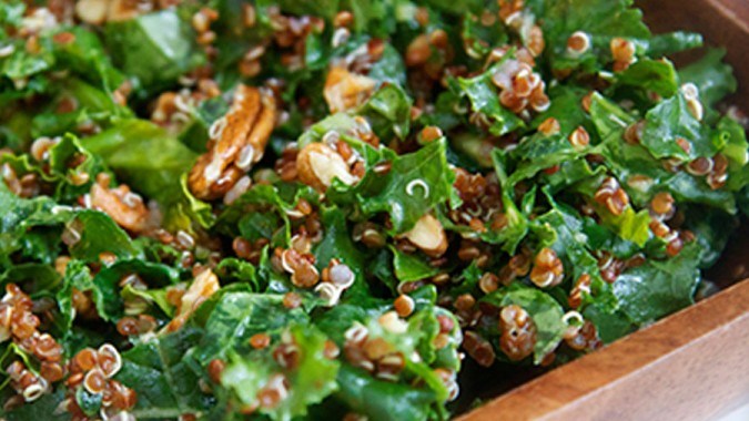 Greens and Ancient Grains Salad 