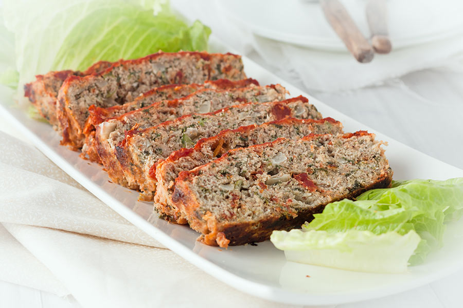 Healthy and Vegetable Loaded Meatloaf