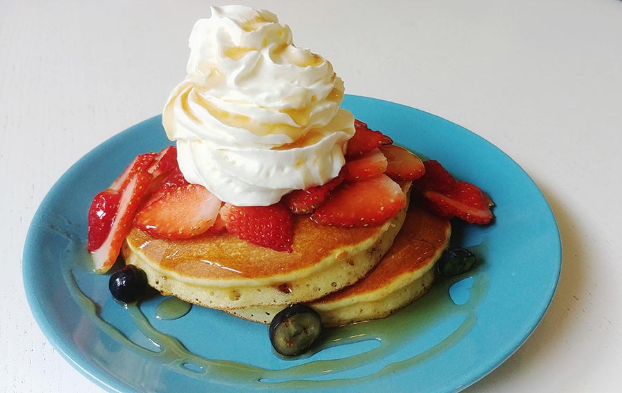 Delicious and Nutritious Birthday Cake Pancakes