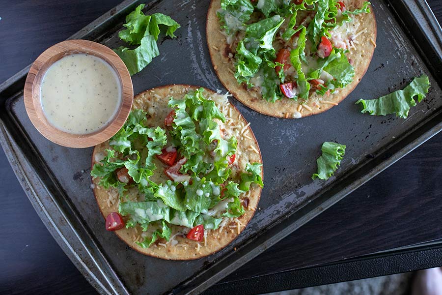 Caesar Salad Pizza