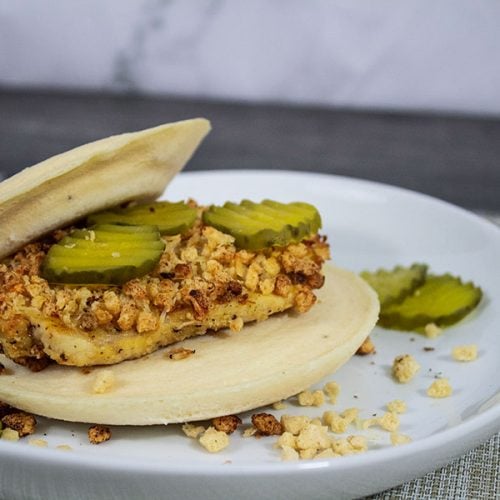 Delicious low-carb copycat of Chick-FIl-A chicken sandwich