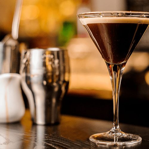 Chocolate Gingerbread Mocktail Martini Shake