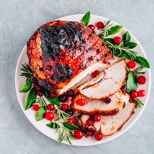 Delicious and Sweet Cranberry Ham