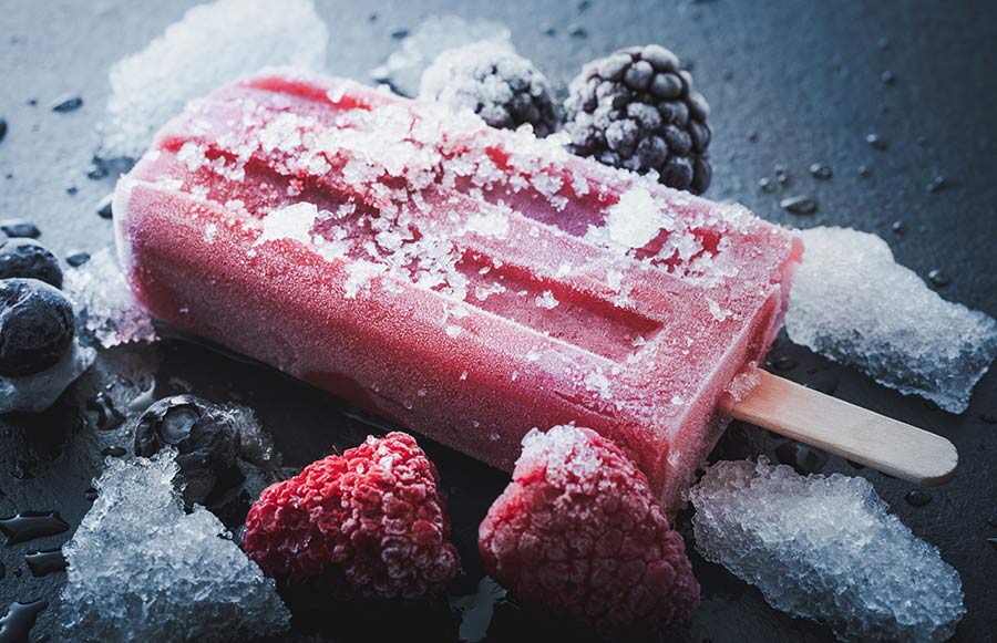 Fruity and Frosty Profile Popsicle