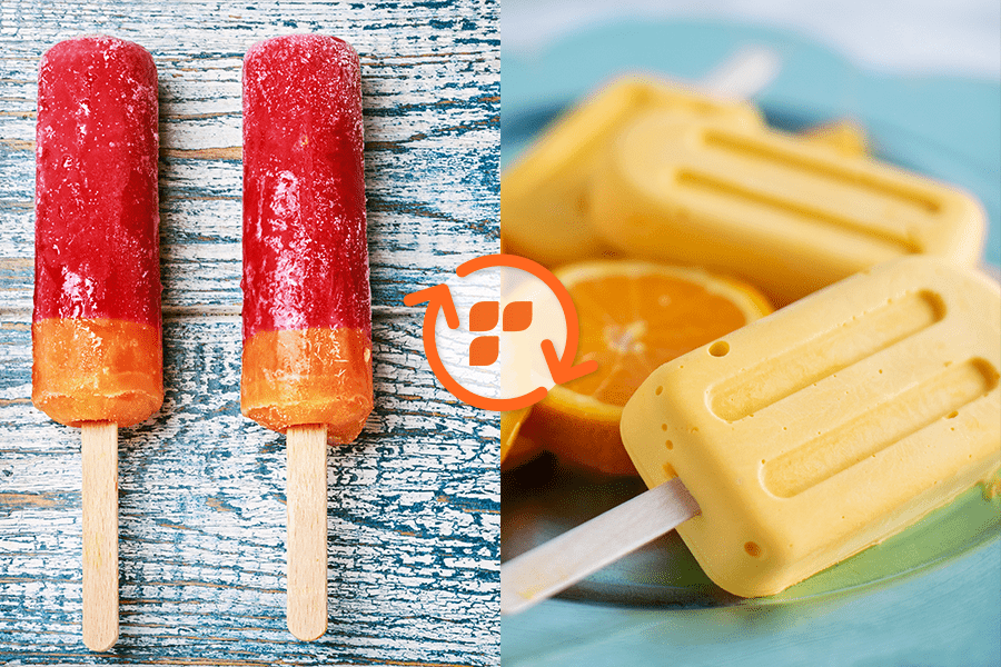 Refreshing and Tasty Orange Creamsicles