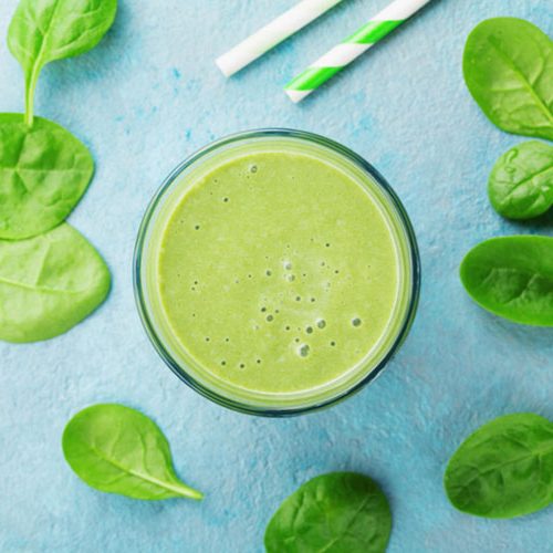 Nutrient Rich Peanut Butter and Spinach Shake