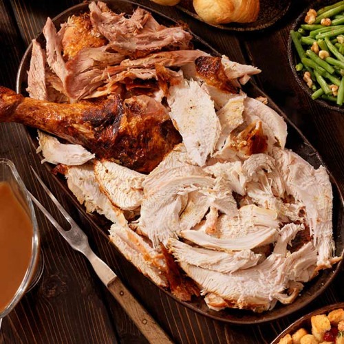 Thanksgiving meal | carved turkey