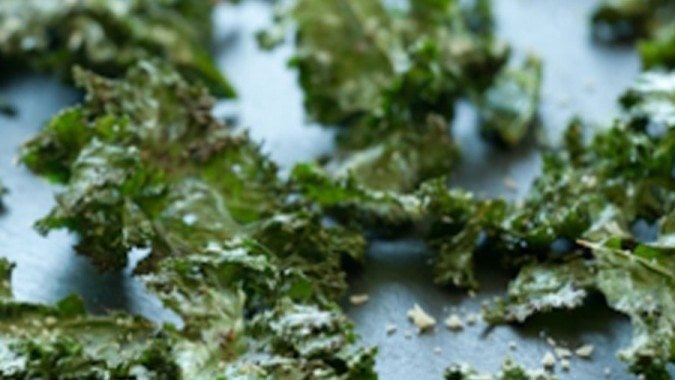 Low Carb Air Fried Kale Chips