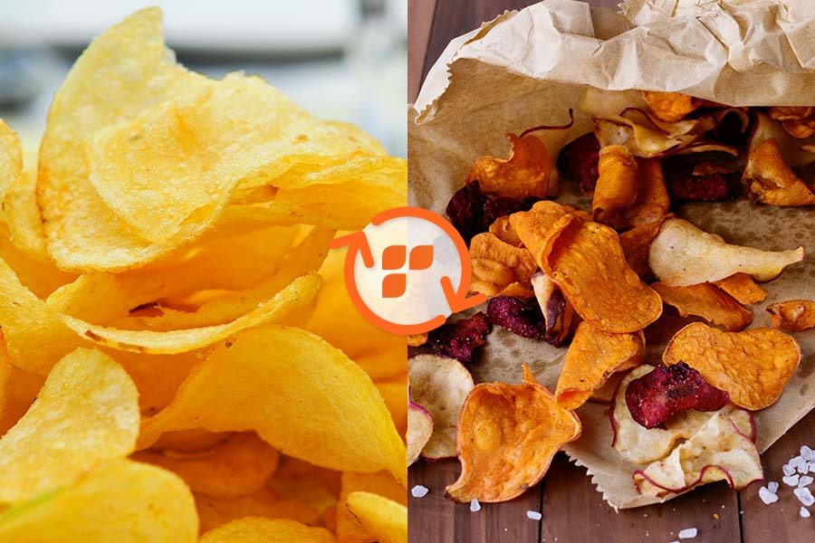 Low-carb Air Fryer chips for weight loss