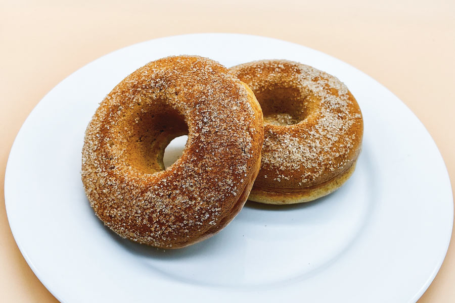 Low Carb Maple Pecan Donuts