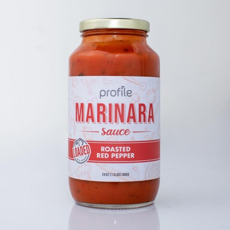 Low Carb Roasted Red Pepper Marinara Sauce