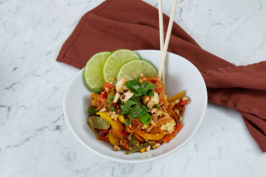 Low Carb Vegetarian Pad Thai