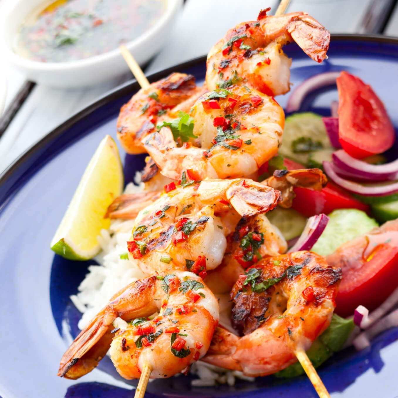 Smokehouse Shrimp Skewers