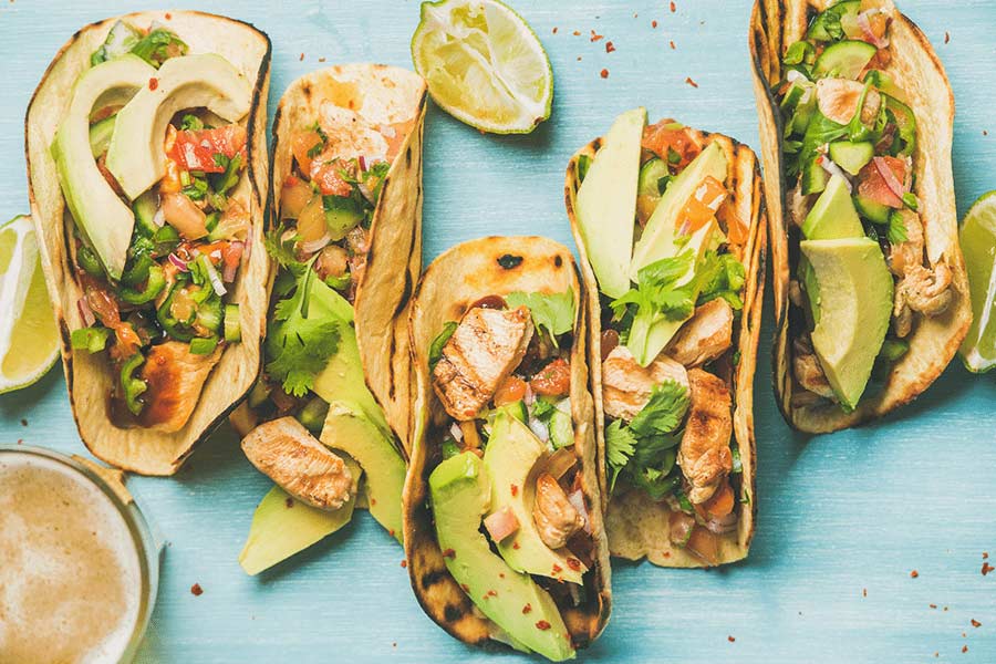 Cilantro Lime Chicken Tacos